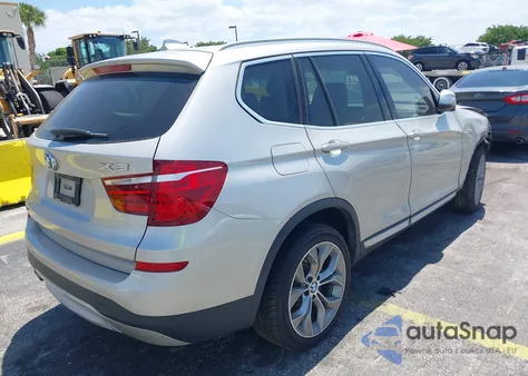2017 BMW X3 xDrive28I z USA, uszkodzony, nr VIN 5UXWX9C32H0W75875